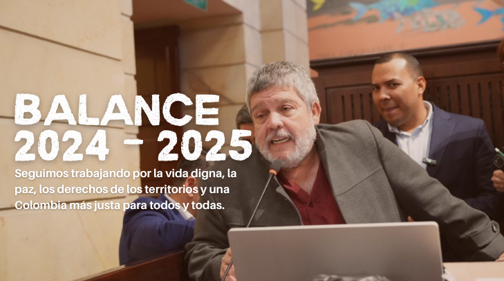 Luis Alberto Albán U cierra el año legislativo con compromiso firme por la paz, la justicia social y los derechos de las mayorías